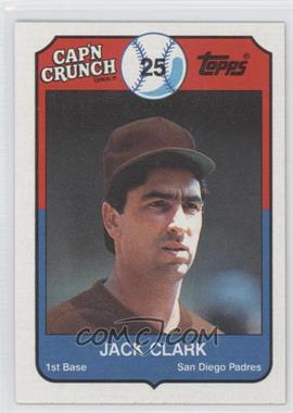 1989 Topps Cap'n Crunch - Food Issue [Base] #14 - Jack Clark