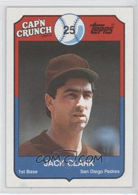 1989 Topps Cap'n Crunch - Food Issue [Base] #14 - Jack Clark