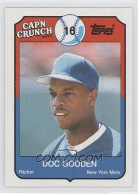 1989 Topps Cap'n Crunch - Food Issue [Base] #17 - Dwight Gooden