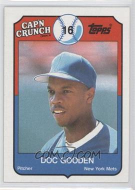 1989 Topps Cap'n Crunch - Food Issue [Base] #17 - Dwight Gooden