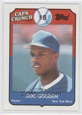 1989 Topps Cap'n Crunch - Food Issue [Base] #17 - Dwight Gooden