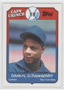 1989 Topps Cap'n Crunch - Food Issue [Base] #7 - Darryl Strawberry