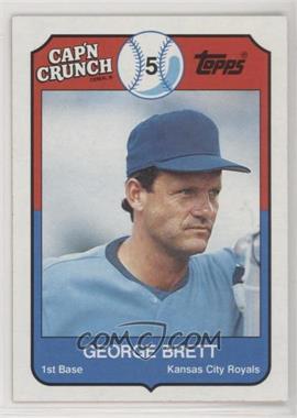 1989 Topps Cap'n Crunch - Food Issue [Base] #9 - George Brett