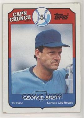 1989 Topps Cap'n Crunch - Food Issue [Base] #9 - George Brett