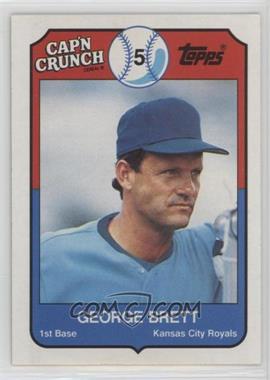 1989 Topps Cap'n Crunch - Food Issue [Base] #9 - George Brett