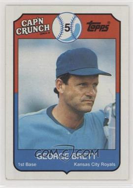 1989 Topps Cap'n Crunch - Food Issue [Base] #9 - George Brett