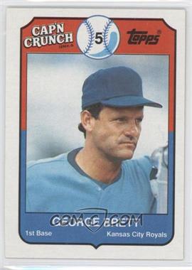 1989 Topps Cap'n Crunch - Food Issue [Base] #9 - George Brett