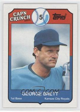 1989 Topps Cap'n Crunch - Food Issue [Base] #9 - George Brett