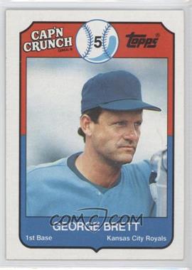 1989 Topps Cap'n Crunch - Food Issue [Base] #9 - George Brett