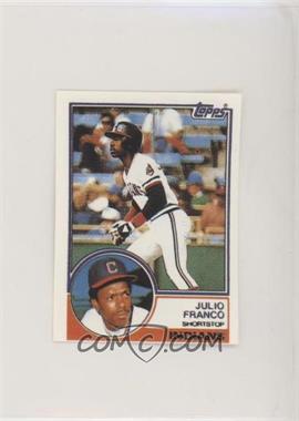 1989 Topps Double Headers - [Base] #_JUFR - Julio Franco [EX to NM]
