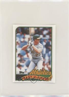 1989 Topps Double Headers - [Base] #_MAMC - Mark McGwire