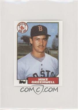 1989 Topps Double Headers - [Base] #_MIGR - Mike Greenwell