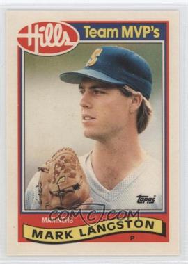 1989 Topps Hills Team MVP's - Box Set [Base] #19 - Mark Langston