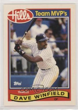 1989 Topps Hills Team MVP's - Box Set [Base] #32 - Dave Winfield