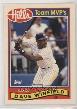 1989 Topps Hills Team MVP's - Box Set [Base] #32 - Dave Winfield