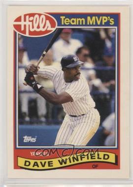 1989 Topps Hills Team MVP's - Box Set [Base] #32 - Dave Winfield