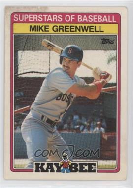 1989 Topps Kay Bee Toys Superstars of Baseball - Box Set [Base] #15 - Mike Greenwell [Poor to Fair]