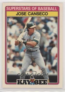 1989 Topps Kay Bee Toys Superstars of Baseball - Box Set [Base] #3 - Jose Canseco