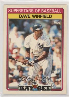 1989 Topps Kay Bee Toys Superstars of Baseball - Box Set [Base] #32 - Dave Winfield