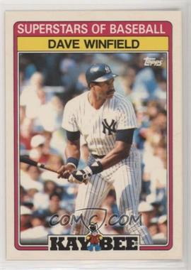 1989 Topps Kay Bee Toys Superstars of Baseball - Box Set [Base] #32 - Dave Winfield