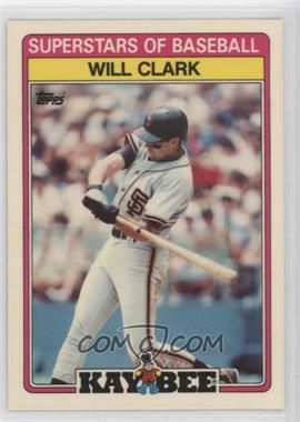 1989 Topps Kay Bee Toys Superstars of Baseball - Box Set [Base] #6 - Will Clark