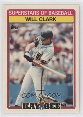 1989 Topps Kay Bee Toys Superstars of Baseball - Box Set [Base] #6 - Will Clark