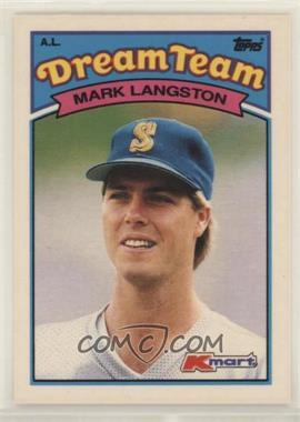 1989 Topps Kmart Dream Team - Box Set [Base] #21 - Mark Langston