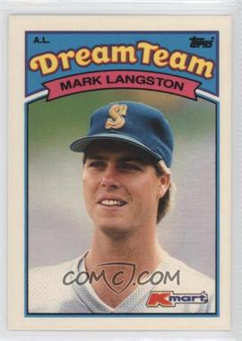 1989 Topps Kmart Dream Team - Box Set [Base] #21 - Mark Langston