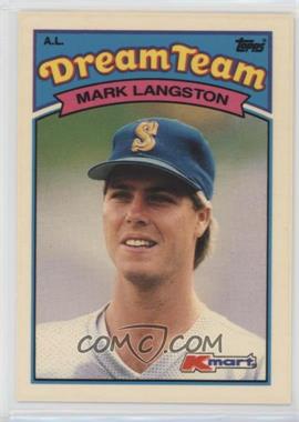 1989 Topps Kmart Dream Team - Box Set [Base] #21 - Mark Langston