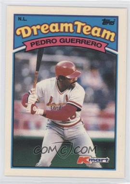 1989 Topps Kmart Dream Team - Box Set [Base] #33 - Pedro Guerrero