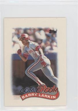 1989 Topps League Leaders Minis - [Base] #11 - Barry Larkin