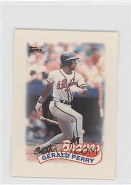 1989 Topps League Leaders Minis - [Base] #2 - Gerald Perry