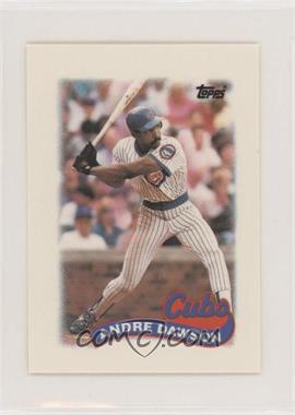 1989 Topps League Leaders Minis - [Base] #3 - Andre Dawson