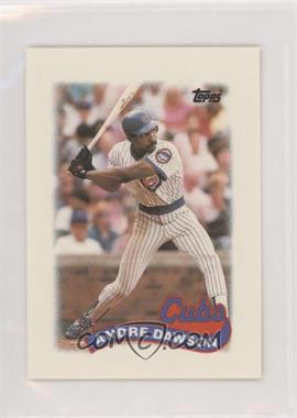 1989 Topps League Leaders Minis - [Base] #3 - Andre Dawson