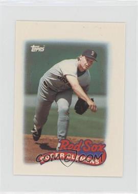 1989 Topps League Leaders Minis - [Base] #46 - Roger Clemens [EX to NM]
