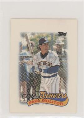 1989 Topps League Leaders Minis - [Base] #58 - Paul Molitor