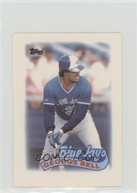 1989 Topps League Leaders Minis - [Base] #75 - George Bell