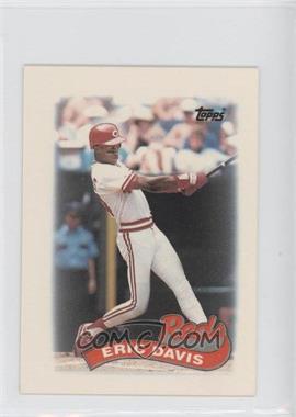 1989 Topps League Leaders Minis - [Base] #8 - Eric Davis