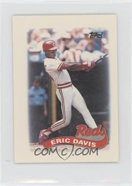 1989 Topps League Leaders Minis - [Base] #8 - Eric Davis