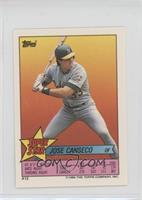 Jose Canseco (John Kruk 102, Mike Henneman 273)