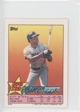 1989 Topps Super Star Sticker Back Cards - [Base] #14.146 - Joe Carter (Paul Molitor 146)