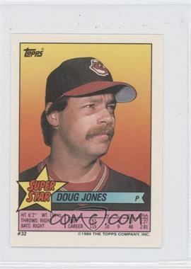 1989 Topps Super Star Sticker Back Cards - [Base] #32.53 - Doug Jones (Jamie Moyer 53, Juan Berenguer 291)