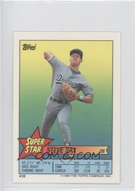 1989 Topps Super Star Sticker Back Cards - [Base] #39.155 - Steve Sax (Ryne Sandberg 155)