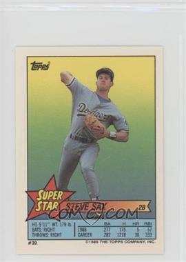 1989 Topps Super Star Sticker Back Cards - [Base] #39.55 - Steve Sax (Ryne Sandberg 55)
