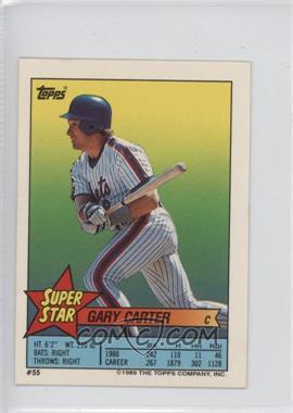 1989 Topps Super Star Sticker Back Cards - [Base] #55.249 - Gary Carter (Pete Incaviglia 249)