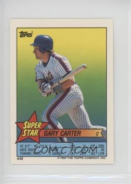 1989 Topps Super Star Sticker Back Cards - [Base] #55.249 - Gary Carter (Pete Incaviglia 249)