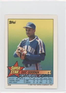 1989 Topps Super Star Sticker Back Cards - [Base] #59.205 - Doc Gooden (Robin Yount 205)