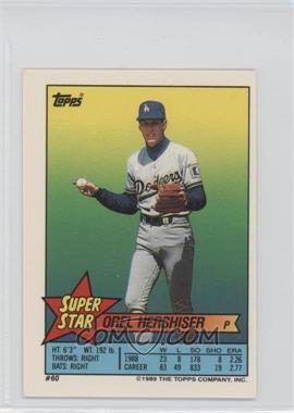 1989 Topps Super Star Sticker Back Cards - [Base] #60.260 - Orel Hershiser (Wade Boggs 260)