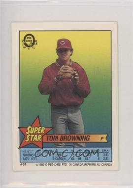 1989 Topps Super Star Sticker Back Cards - [Base] #61.59 - Tom Browning (Alfredo Griffin 59, Steve Lyons 298) [Poor to Fair]