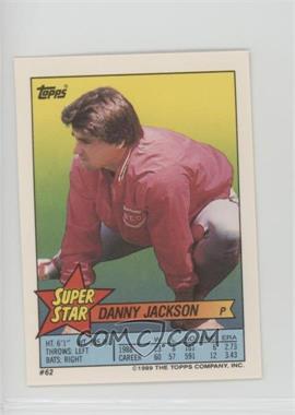 1989 Topps Super Star Sticker Back Cards - [Base] #62.106 - Danny Jackson (Randy Ready 106, Scott Bailes 217)